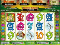 Do you rememebr Robin Hood and his band of merry men from Sherwood Forest who stole from the rich to give to the poor.... Then you need to play right here at this 5 reel, 20 payline video slot game.