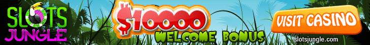 New RTG online casino, Slots Jungle. Free player sign up bonus.